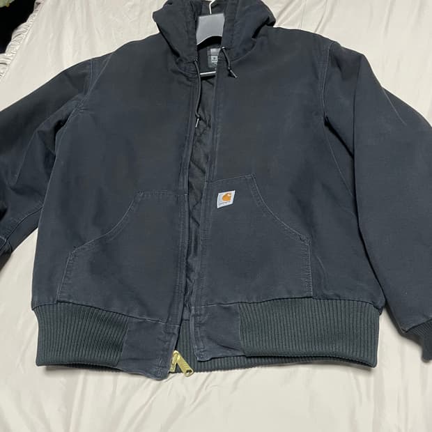 칼하트 J140 덕 엑티브 자켓 블랙