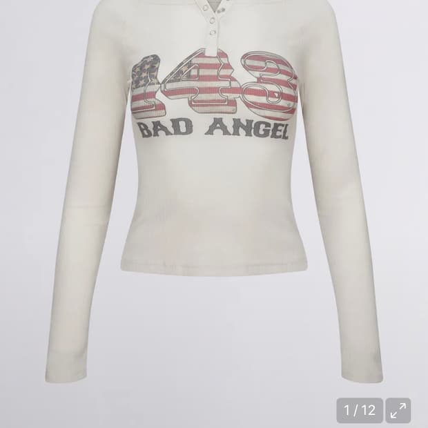 [스컬프터] Flag Raglan T-shirt Raw 