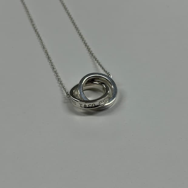 티파니앤코 인터라킹 서클 링 목걸이