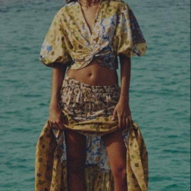 [ZARA] 자라 플라워 패턴 티어드 롱 스커트 (S사이즈)