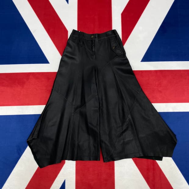 빈티지 양가죽 스커트팬츠 실측 24-25