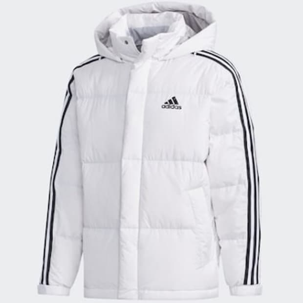 아디다스 3ST 푸퍼 다운 패딩 화이트 EH3971