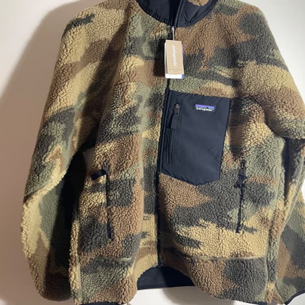 파타고니아 클래식 레트로-X 플리스 자켓 카모플라쥬