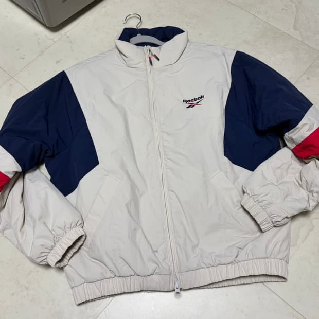 리복 경량 패딩 바람막이