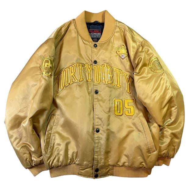 90s 올드스쿨 후부 베이스볼 스타디움 점퍼