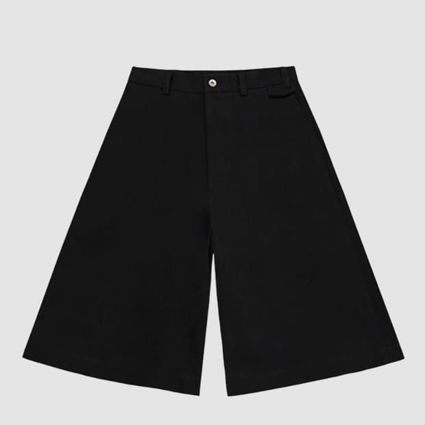 [새 상품/택o] STU - Bermuda Pants Black (M)