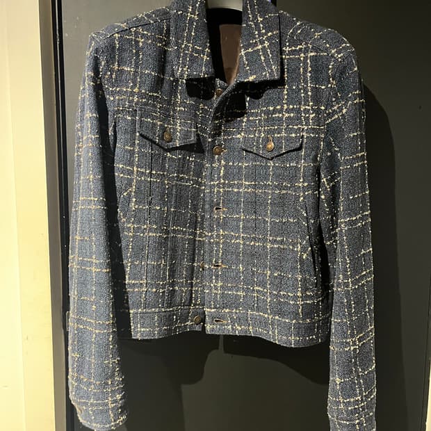 엘무드 호크 트위드 트러커자켓