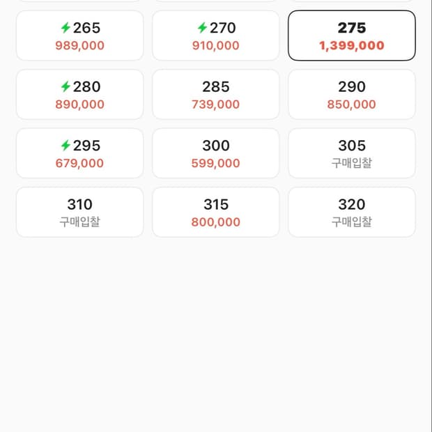 온러닝 파프 클라우드 몬스터 블랙 275