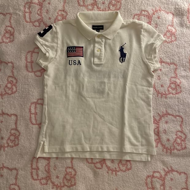 (판매예정) 랄프로렌 빅포니 성조기 카라티 #3