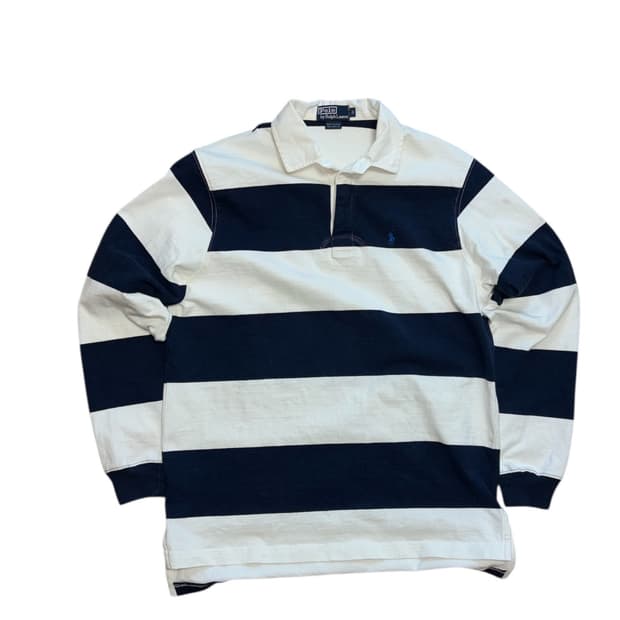 폴로 랄프로렌 스트라이프 럭비티