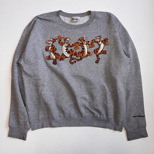 80s 디즈니 티거 스웻셔츠