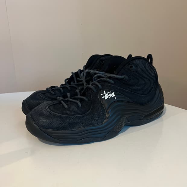 나이키 x 스투시 에어 페니 2 블랙