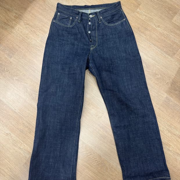 [32]트로피 클로딩1604 Waist Overall Dirt Denim