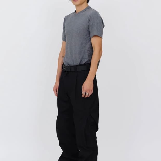 HYEINSEO Cargo pants black