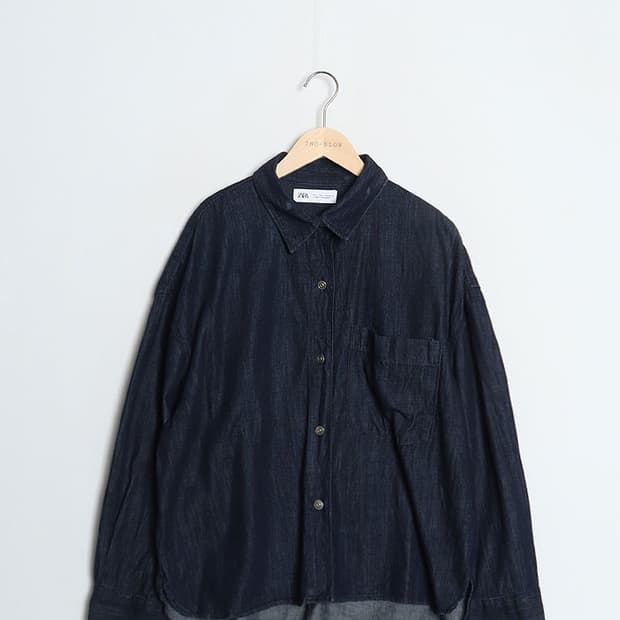 ZARA Wide Denim Shirts