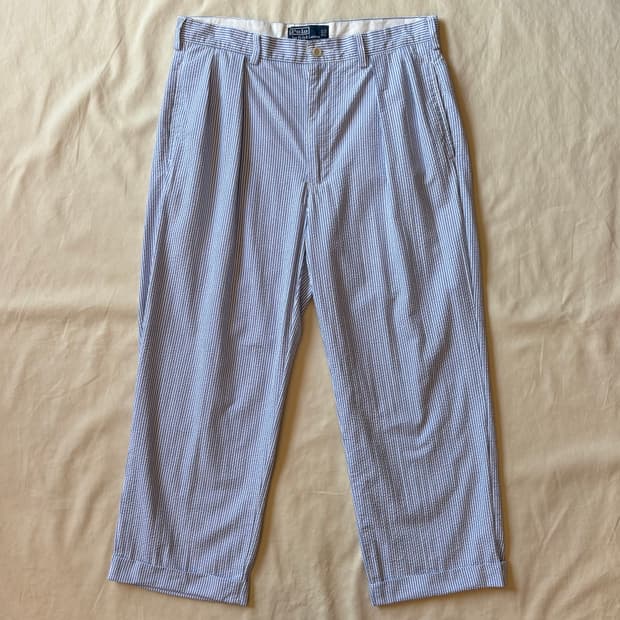 [33] 90s 폴로 랄프로렌 ANDREW 시어서커 팬츠