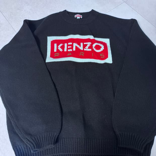 (새상품/xl) 겐조 울니트 블랙 XL