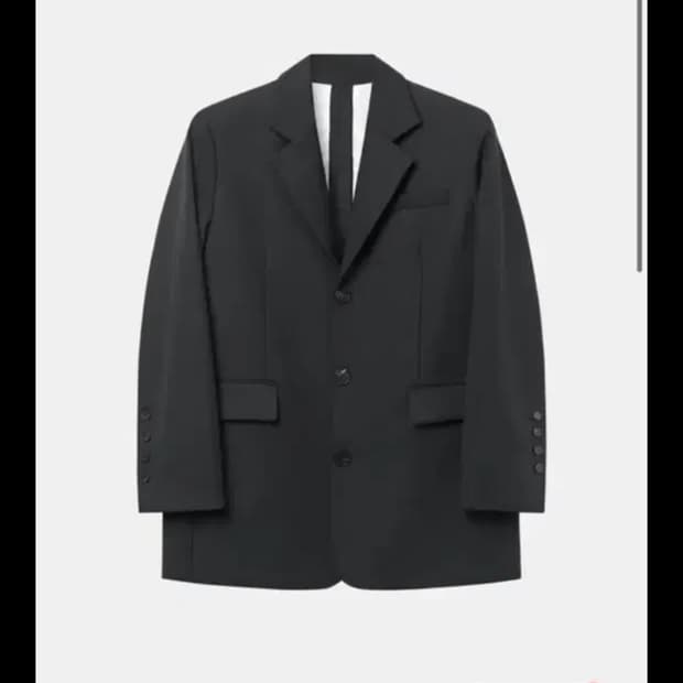 THEILMA 델라 백 오픈 울 자켓