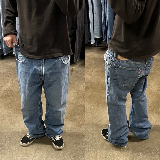 00s Levis517 라페어 데님 부츠컷 (40“)