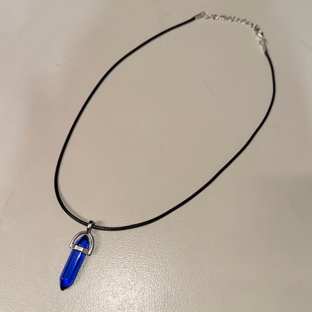 빈티지 에스닉 크리스탈 목걸이  