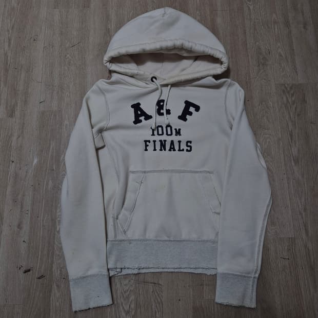 아베크롬비 앤 피치 뉴욕 빅로고 기모 후드티 S(90)