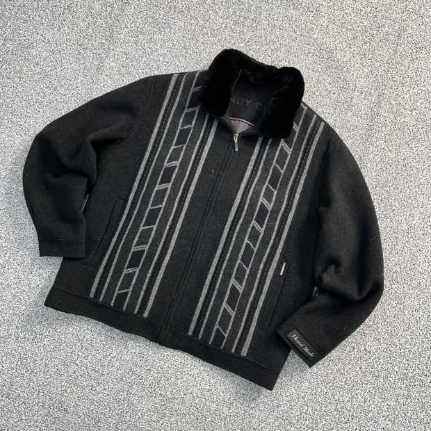 100 윈디클럽 울 퍼 자켓 0326M