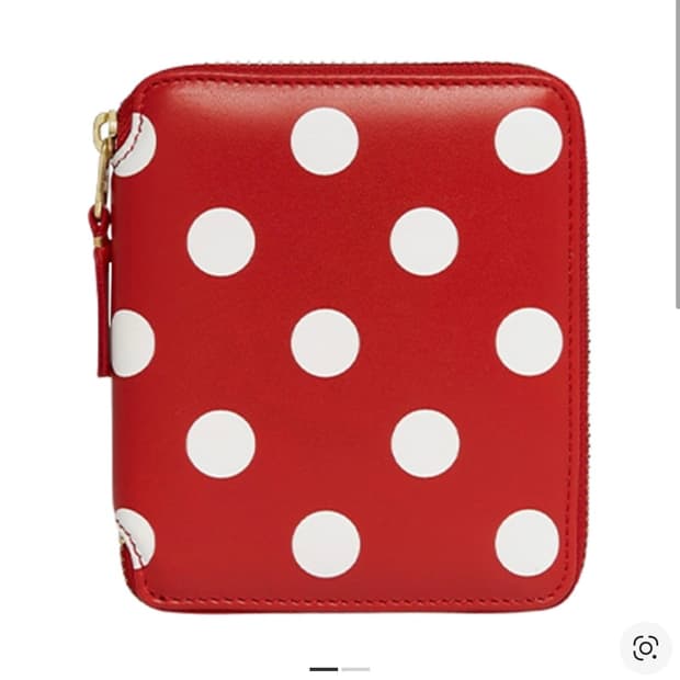 꼼데가르송 지갑 폴카 닷 월렛