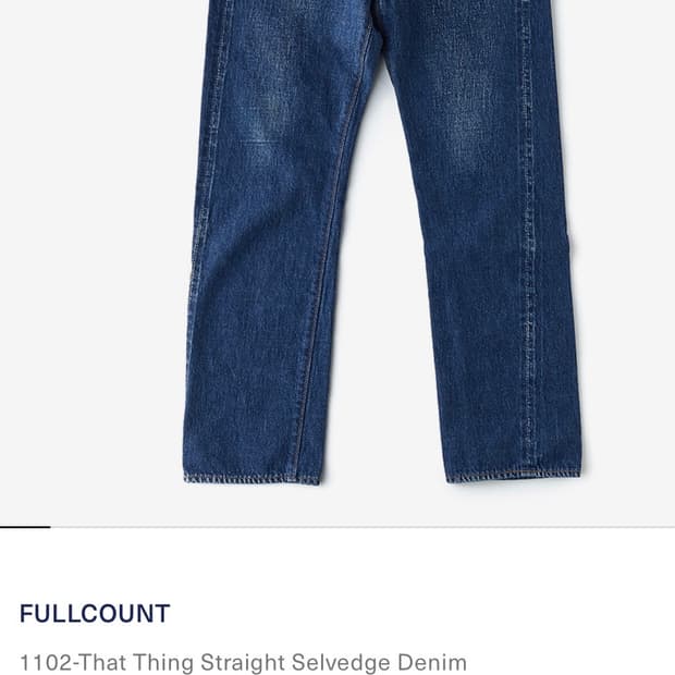 풀카운트 1102-That Thing 30사이즈