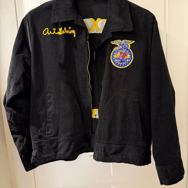 ffa 빈티지 코듀로이 자켓 블랙 L사이즈