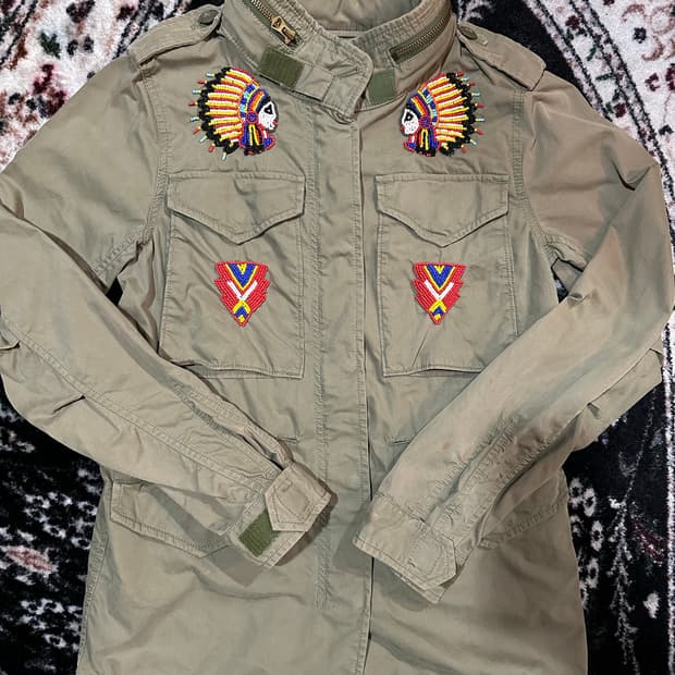 데님 앤 서플라이 랄프로렌 야상 인디언 패치 자켓