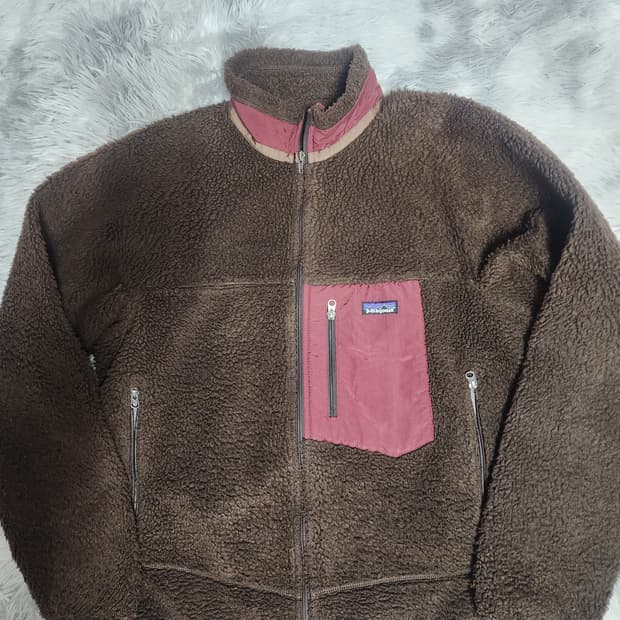 01FW 파타고니아 레트로-X 브라운/버건디