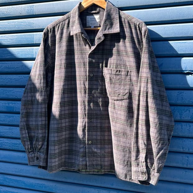 Beams Lights Muted Plaid Shirt