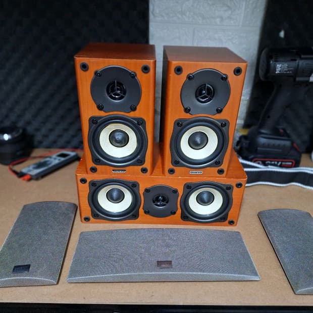 일본 온쿄 ST-V20XM & ST-V20XC 소형 빈티지 감성 스피커 