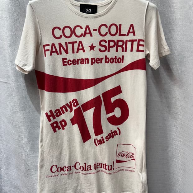 돌체앤가바나 빈티지 코카콜라 아카이브 반팔티 44(S)
