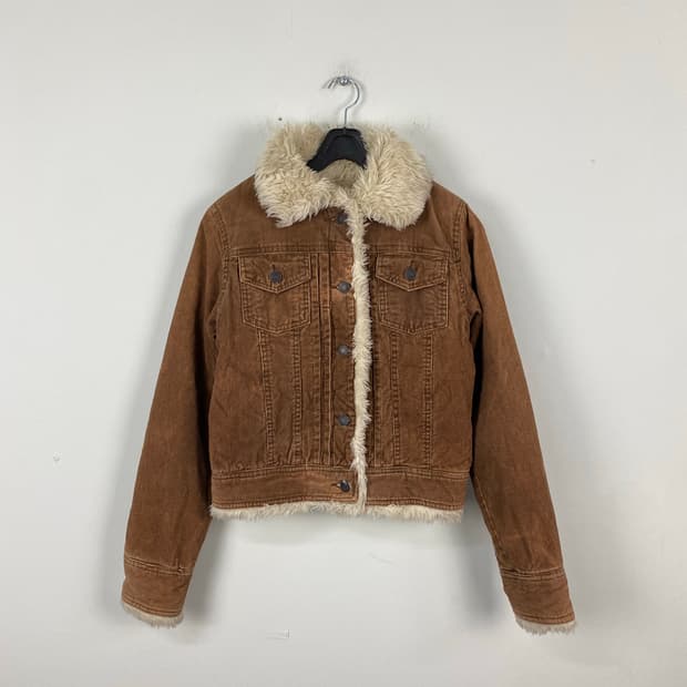 아베크롬비 양털 코듀로이 누빔 자켓 S