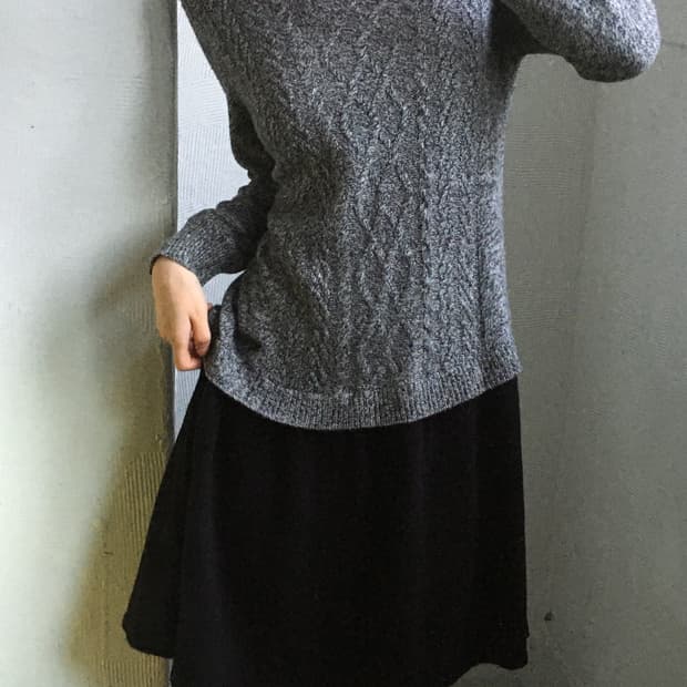 Burberry  버버리 블루라벨 배색 니트 원피스