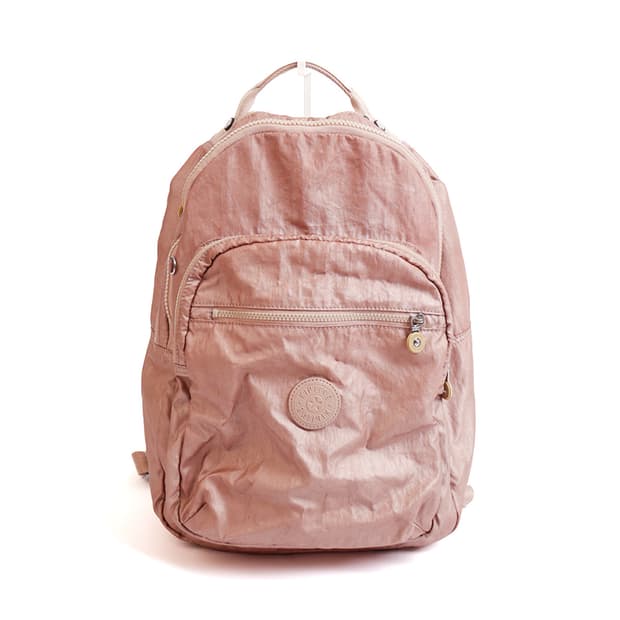[KIPLING] 핑크 메탈릭 백팩