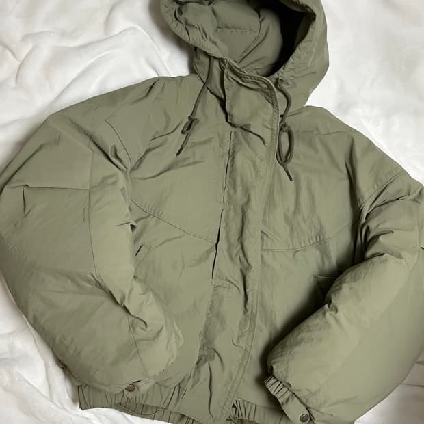 덕다운 패딩 khaki