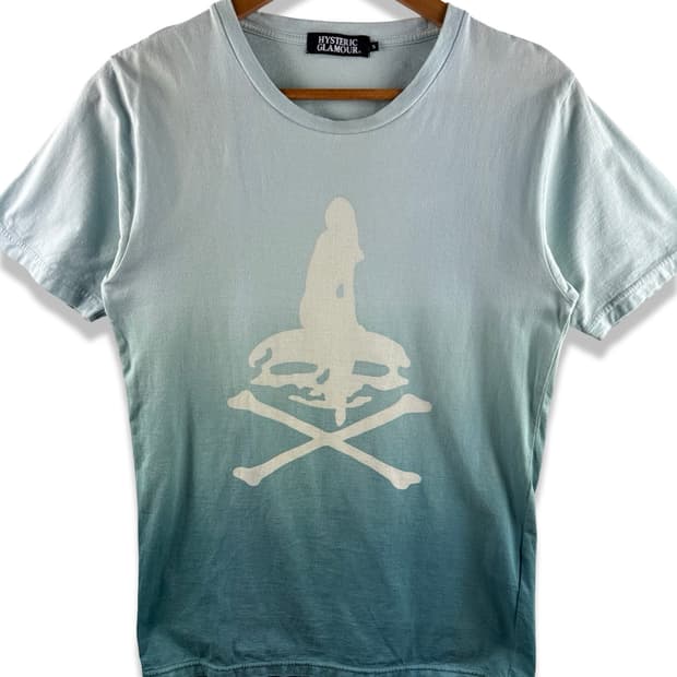 히스테릭글래머 히스걸X스컬 티셔츠3146