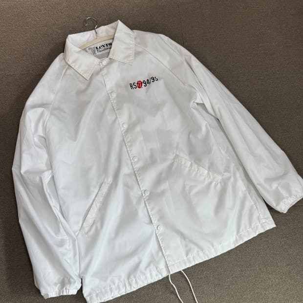 levis x rolling stones coach jacket
