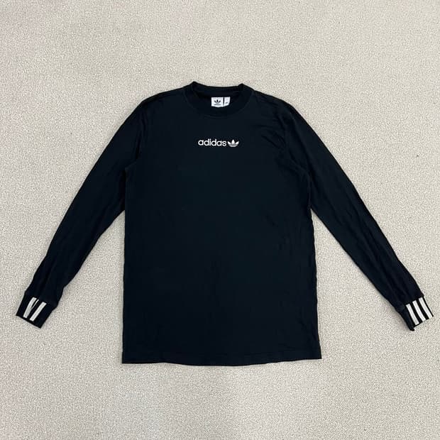 [M] 아디다스 미드로고 코튼 긴팔 롱슬리브 티셔츠 0112M1