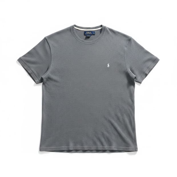 폴로 랄프로렌 와플 반팔티 차콜 XL