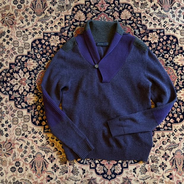 에트로 숄칼라 니트 100