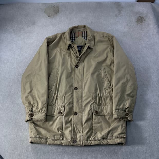 100 버버리 사파리 누빔 코트 자켓