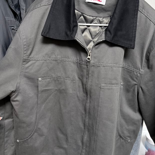 썸플레이스 헌팅 자켓 누빔