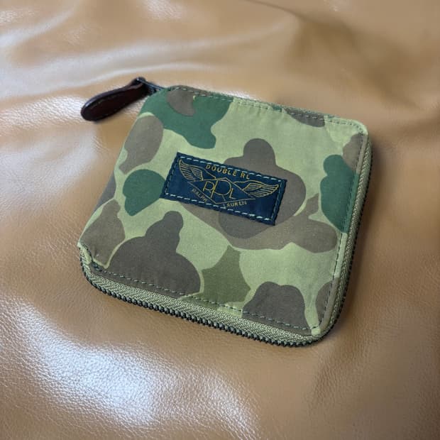 RRL 더블알엘 랄프로렌 폴로 덕 카모 월렛 지갑