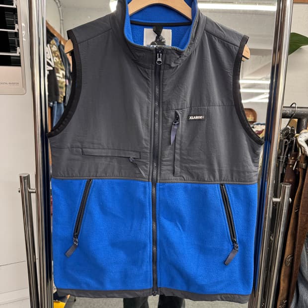 X-LARGE 엑스라지 빈티지 플리스 조끼베스트