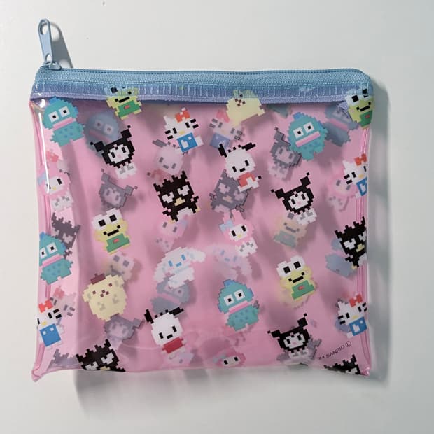 무료나눔) 산리오 시나모롤 쿠로미 케로피 포차코 한교동 투명 파우치