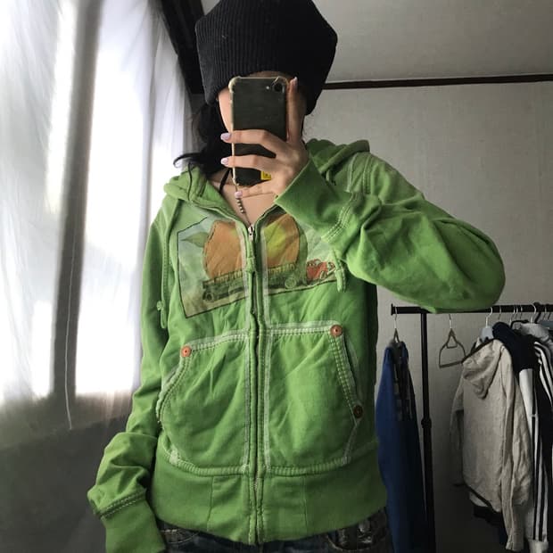 트루릴리젼 스티치 후드집업