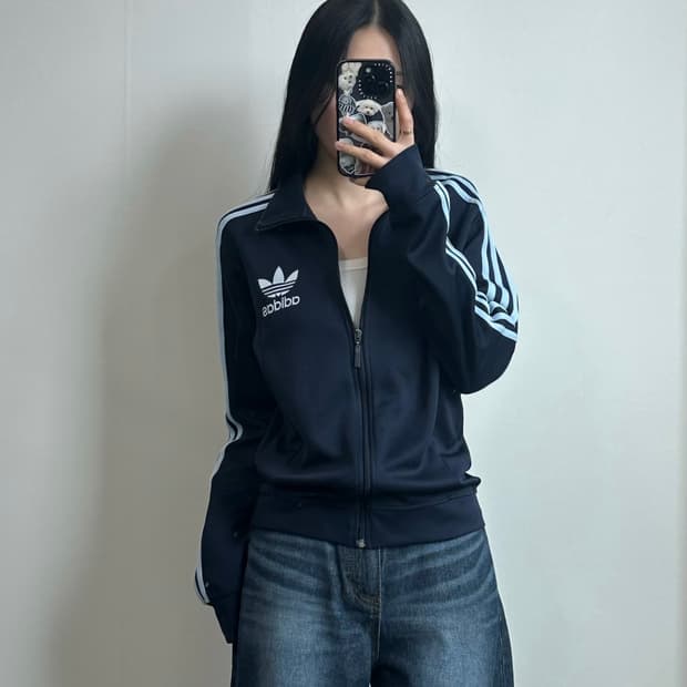아디다스 유로파 네이비 트랙탑 져지